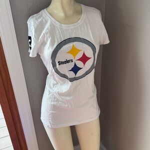 Pittsburgh Steelers Victoria's Secret pink tshirt size large, short sleeve